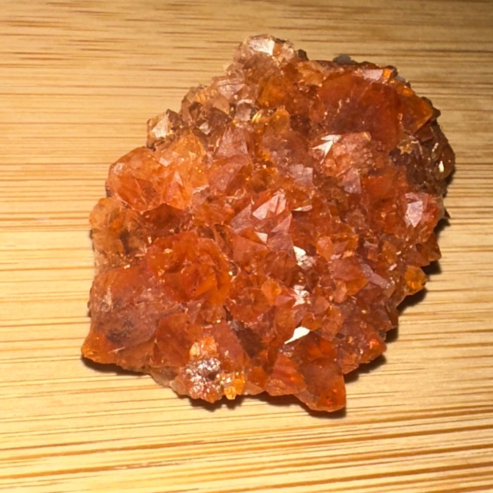 Red Quartz Crystal Cluster - Picture 2 of 8
